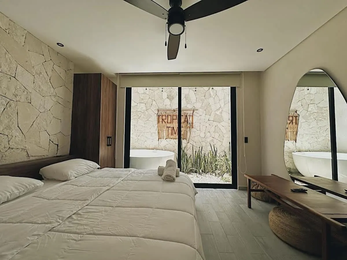 Private Tub And Garden In The Jungle Apartment Tulum